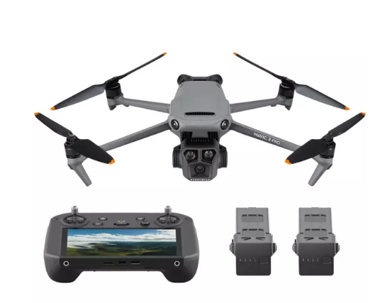 DJI Mavic 3 Pro Drone Fly More Combo with DJI RC Pro Remote Controller - Grey