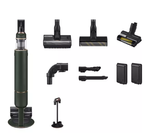 SAMSUNG Bespoke Jet Complete Extra Max 210 W Suction Power Cordless Vacuum Cleaner with All-in-One Clean Station - Woody Green