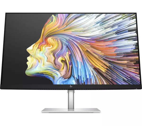 HP U28 4K Ultra HD 28" IPS LCD Monitor - Black & Silver