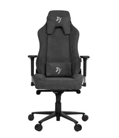 AROZZI Vernazza Soft Fabric Gaming Chair - Dark Grey
