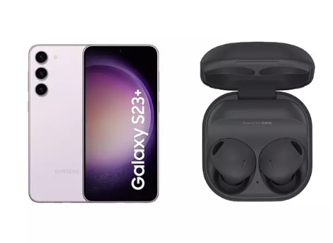 SAMSUNG Galaxy S23 Ultra (512 GB, Lavender) & Galaxy Buds2 Pro (Graphite) Bundle