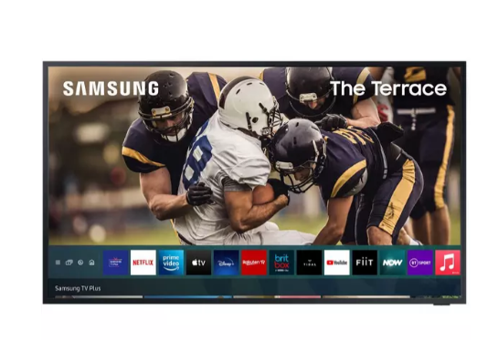 SAMSUNG The Terrace QE75LST7TCUXXU 75" Smart 4K Ultra HD HDR QLED Outdoor TV with Bixby & Google Assistant